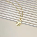Personalized Graduation Necklace - Custom Bachelor Cap Name Necklace