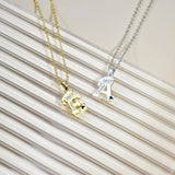 Personalized Graduation Necklace - Custom Bachelor Cap Name Necklace