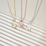 Personalized Graduation Necklace - Custom Bachelor Cap Name Necklace