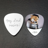 Personalized Guitar Pick Photo Guitar Pick Hand Stamped Guitar Pick