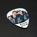 Personalized Guitar Pick Photo Guitar Pick Hand Stamped Guitar Pick