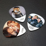 Personalized Guitar Pick Photo Guitar Pick Hand Stamped Guitar Pick