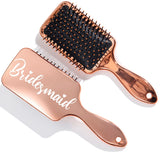Personalized Hair Brush Bride Hair Accessories Bridal Bridesmaids Party Comb
