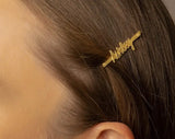 Personalized Name Hair Clip, Christmas Gift, Stainless Steel Hairgrip