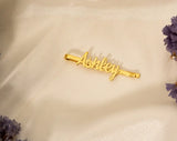 Personalized Name Hair Clip, Christmas Gift, Stainless Steel Hairgrip