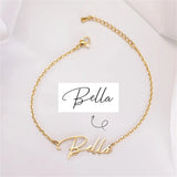Personalized Handwriting Bracelet Stainless Steel Keepsake Gift