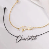 Personalized Handwriting Bracelet Stainless Steel Keepsake Gift