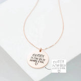 Handwriting Engraving Necklace Wedding Keepsake Collar