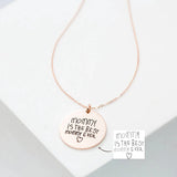Personalized Handwriting Engraving Necklace Wedding Keepsake Collar Jewelry