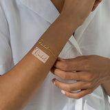 Personalized Handwriting Name Bracelet Stainless Steel Chain