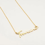Personalized Handwriting Name Necklace-Custom Name Necklace-Name Necklace Script
