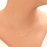 Personalized Handwriting Name Necklace-Custom Name Necklace-Name Necklace Script