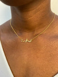 Personalized Handwriting Name Necklaces For Women Boho Jewelry Stainless Steel P