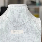 Name Necklace Art Signature Nameplate Necklace