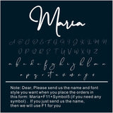 Name Necklace Art Signature Nameplate Necklace