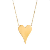 Personalized Heart Pendant Necklace Stainless Steel Name Necklaces