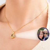 Heart Photo Projection Necklace - Christmas Gift