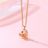 Heart Photo Projection Necklace - Christmas Gift