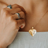 Custom Heart Locket Necklace - Personalized Photo Memory Pendant