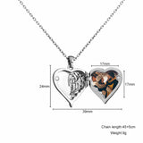 Custom Heart Locket Necklace - Personalized Photo Memory Pendant