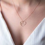 Personalized Heartbeat Necklace,Custom Name Necklace,Graduation Gift for Nurse