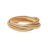 Punk Spiral Bracelet Women's Metal Charm Bracelet