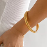 Punk Spiral Bracelet Women's Metal Charm Bracelet