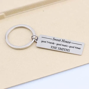 Family Name Sweet House Keychain