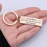 Family Name Sweet House Keychain