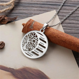 Personalized Home Necklace Life Tree Pendant Necklace
