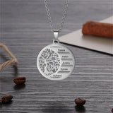 Personalized Home Necklace Life Tree Pendant Necklace