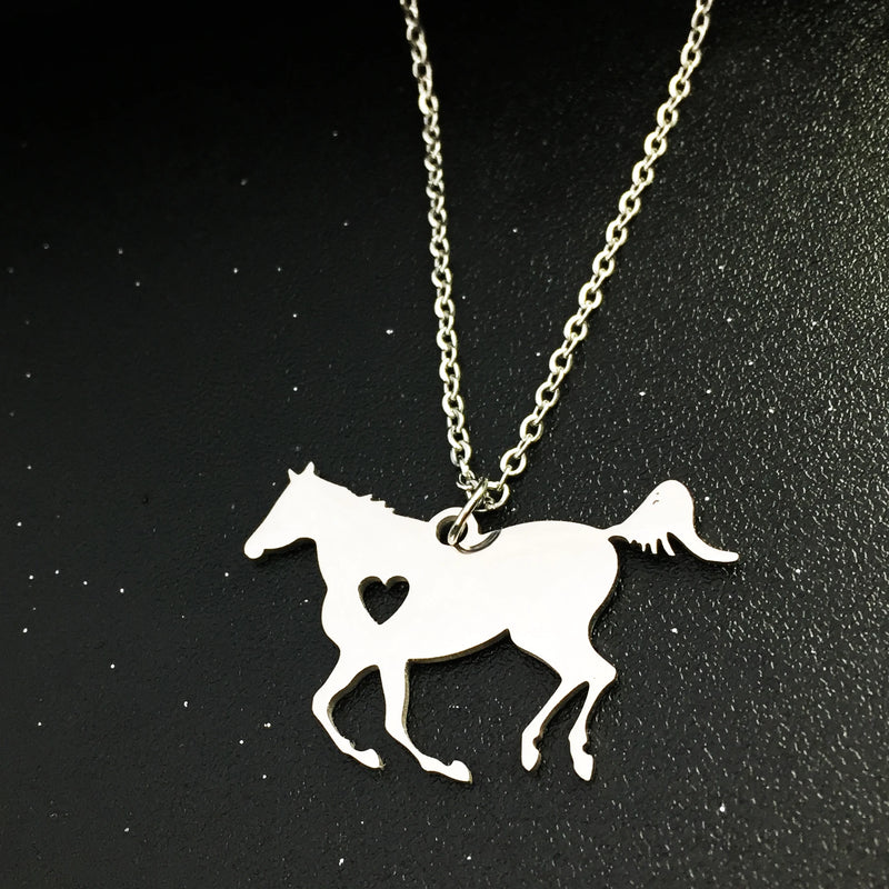 Horse Lover Gift Horse Jewelry Racing Horse Necklace YP6029