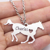 Horse Lover Gift Horse Jewelry Racing Horse Necklace YP6029