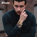 Personalized ID Jewelry Therapy Healing Magnetic Bracelets for Men