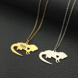 Personalized Iguana Necklace Lizard Charm Reptile Gift