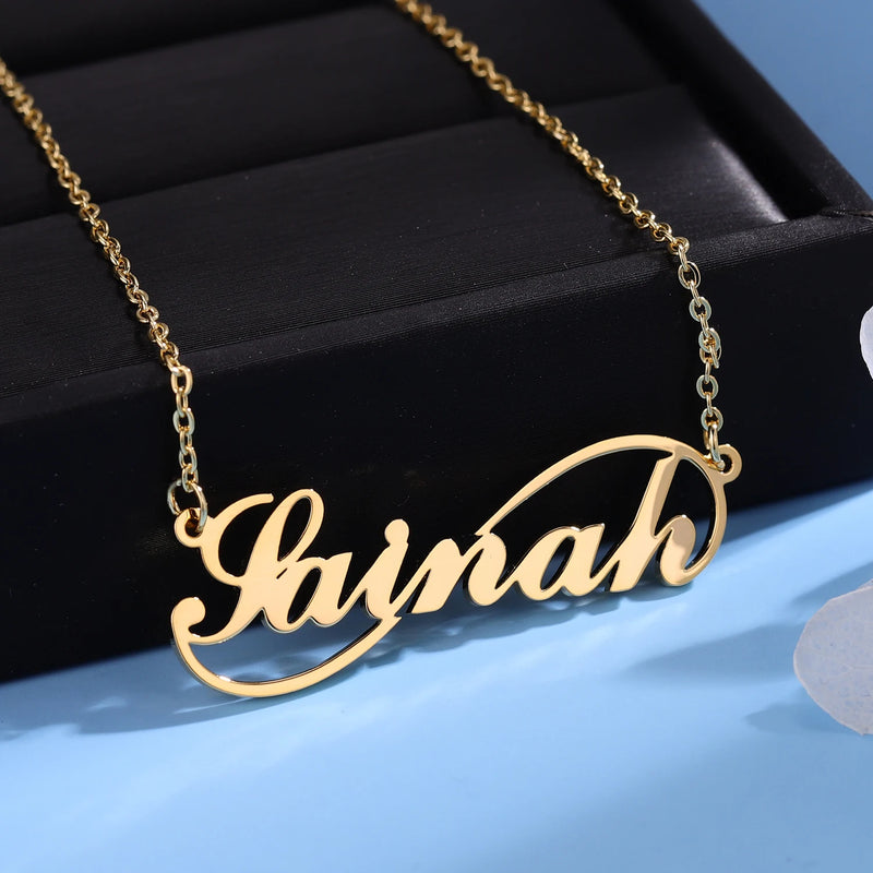 Personalized Infinity Name Necklace Choker Pendants&Infinity Necklace