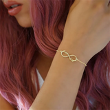 Personalized Infinity Pendant Bracelet Name Bracelet Couple Nameplate Bracelets