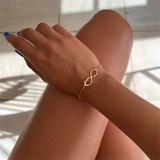 Personalized Infinity Pendant Bracelet Name Bracelet Couple Nameplate Bracelets
