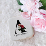 Personalized Initial Jewellery Box Travel Case for Jewellery Bridesmaid