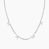 Personalized Initial Letter Choker Necklace Stainless Steel Name Necklaces