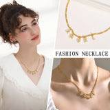 Custom Initial Name Choker Necklace, Zirconia Letter