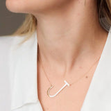 Personalized A-Z Letter Necklace Stainless Steel Pendant