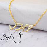 Custom Hiragana Name Necklace Stainless Steel Japanese Katakana Pendant