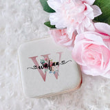Travel Jewelry Case - Custom Name - Thank You Gift