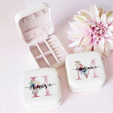Travel Jewelry Case - Custom Name - Thank You Gift