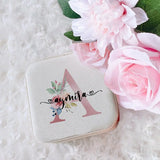 Travel Jewelry Case - Custom Name - Thank You Gift