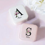 Personalized Jewelry Case Bridesmaid Proposal Organizer Christmas Gift