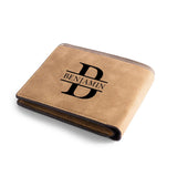 Personalized Photo Engraved Bifold Wallet for Men