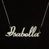 Personalized Stainless Steel Name Charm Necklace