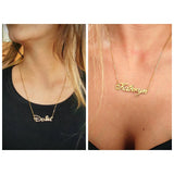 Personalized Stainless Steel Name Charm Necklace